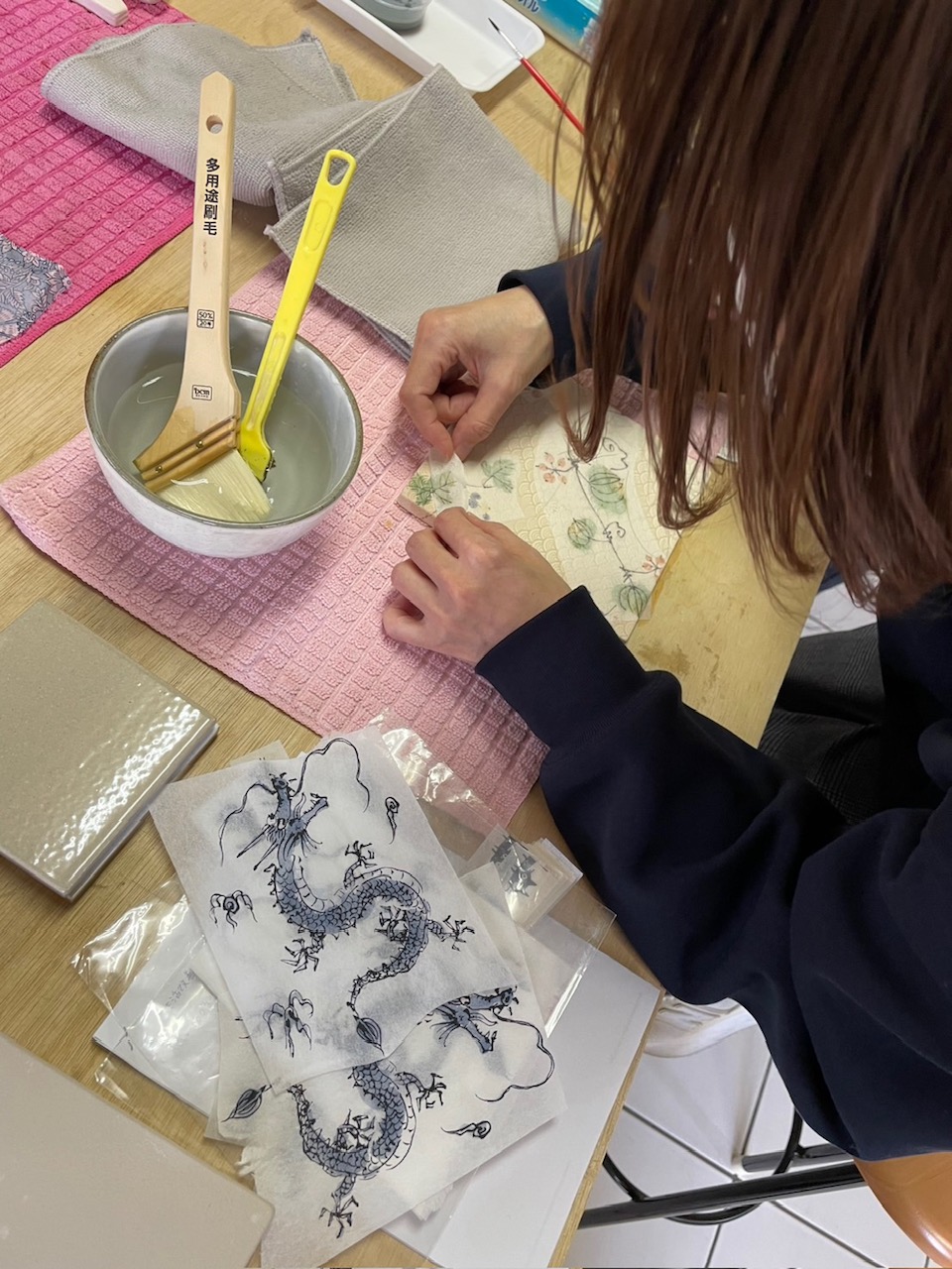 タイルを知る＆銅板転写体験