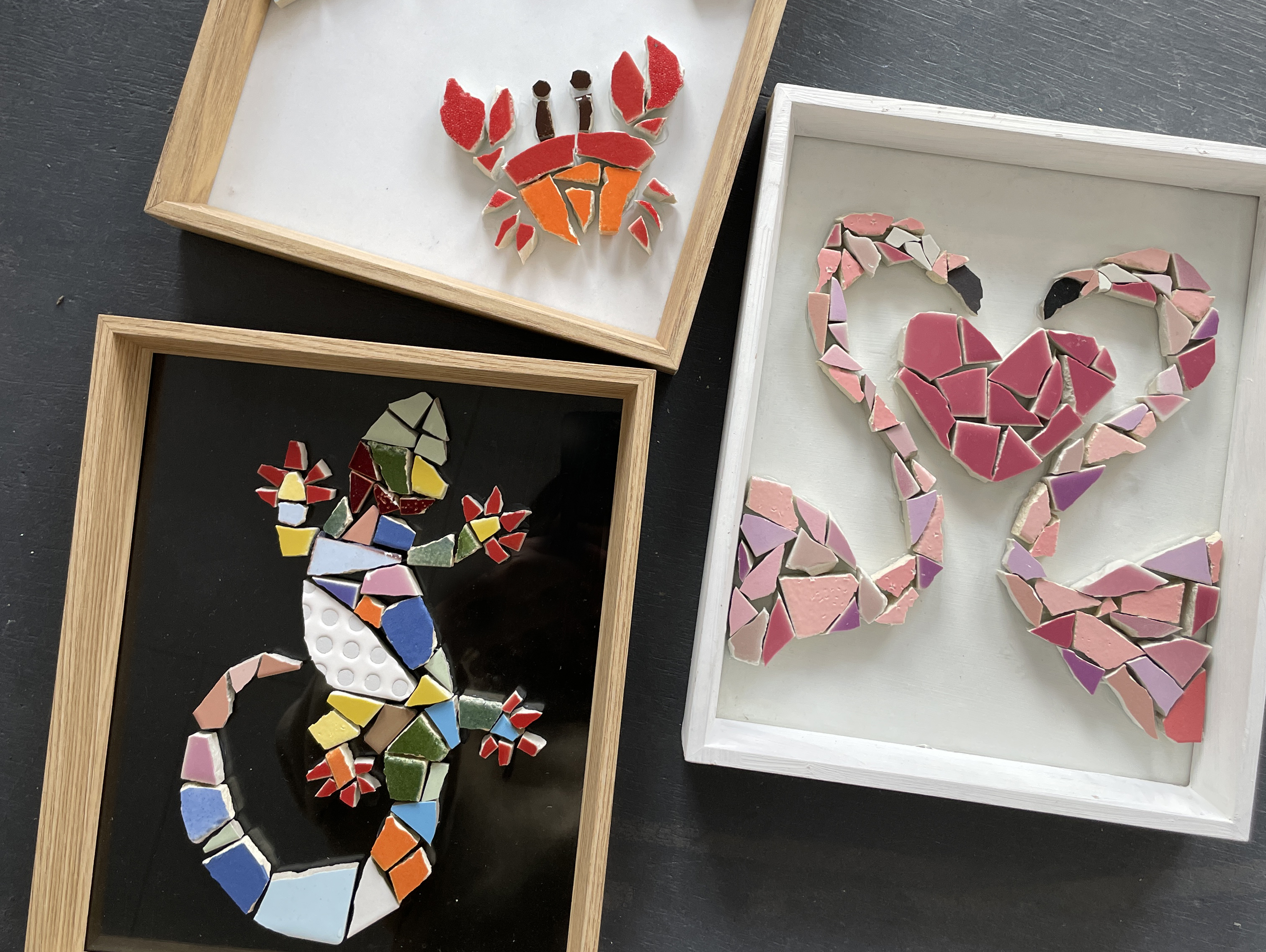 モザイクタイルアート体験