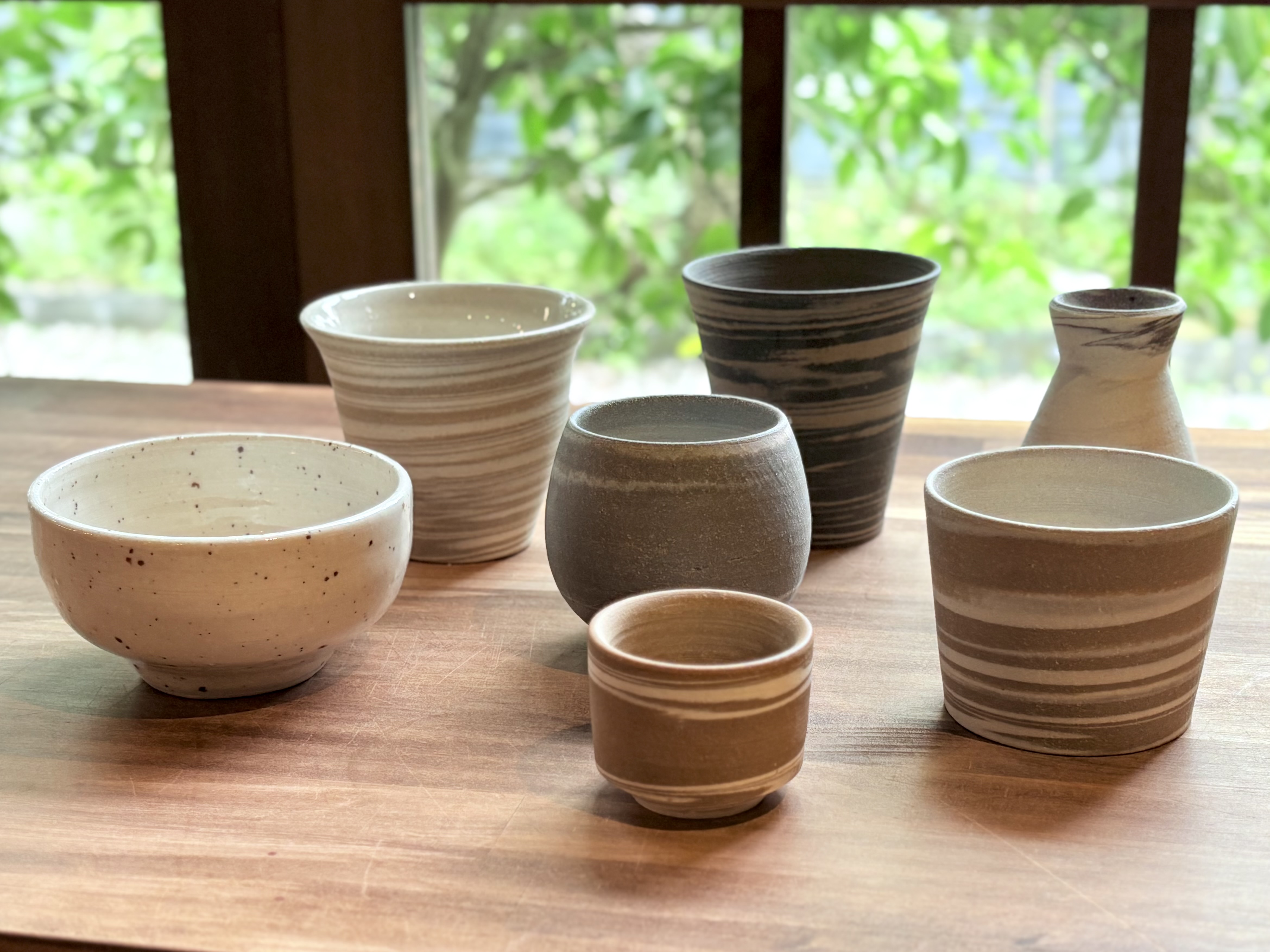 Create a Marble Ceramic Piece on the Pottery Wheel