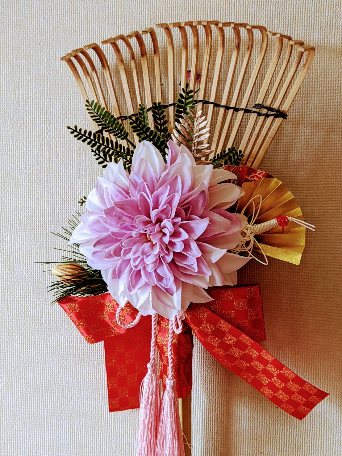 風水五行で作る 開運！花✿熊手作り