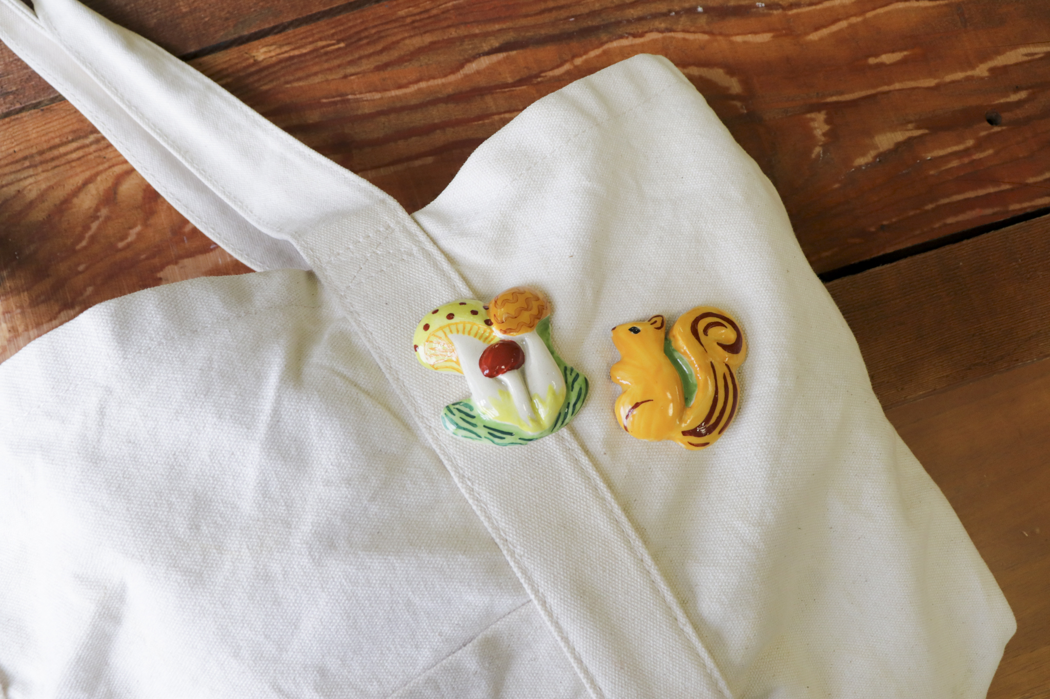 絵付でかわいい秋色ブローチを作ろう♪