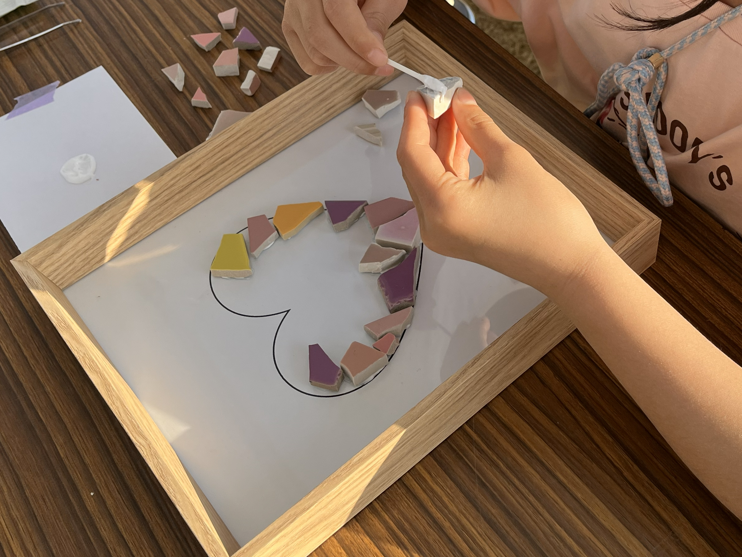 モザイクタイルアート体験