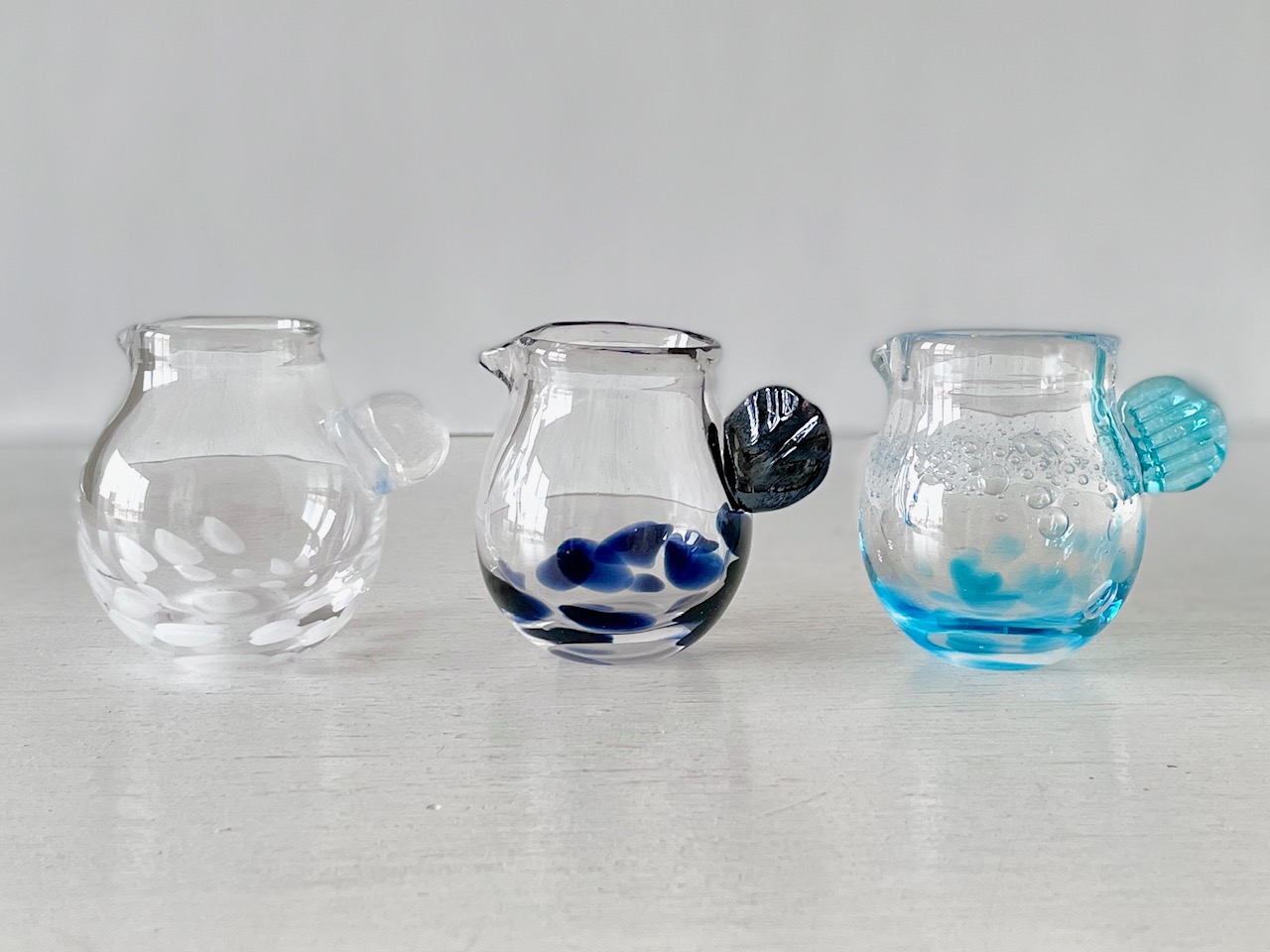 かわいいミニ水玉ミルクピッチャー製作