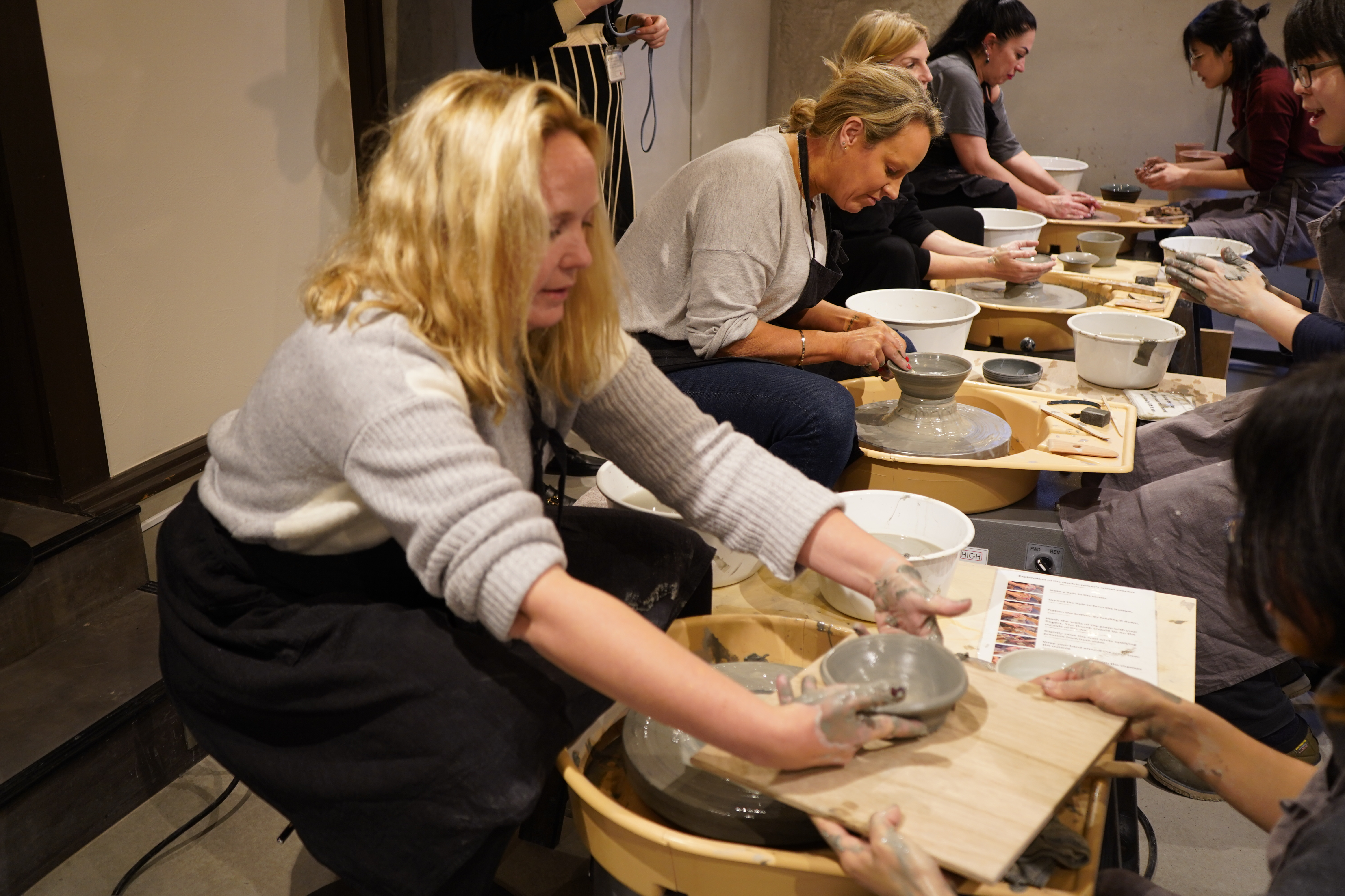 Create a Marble Ceramic Piece on the Pottery Wheel
